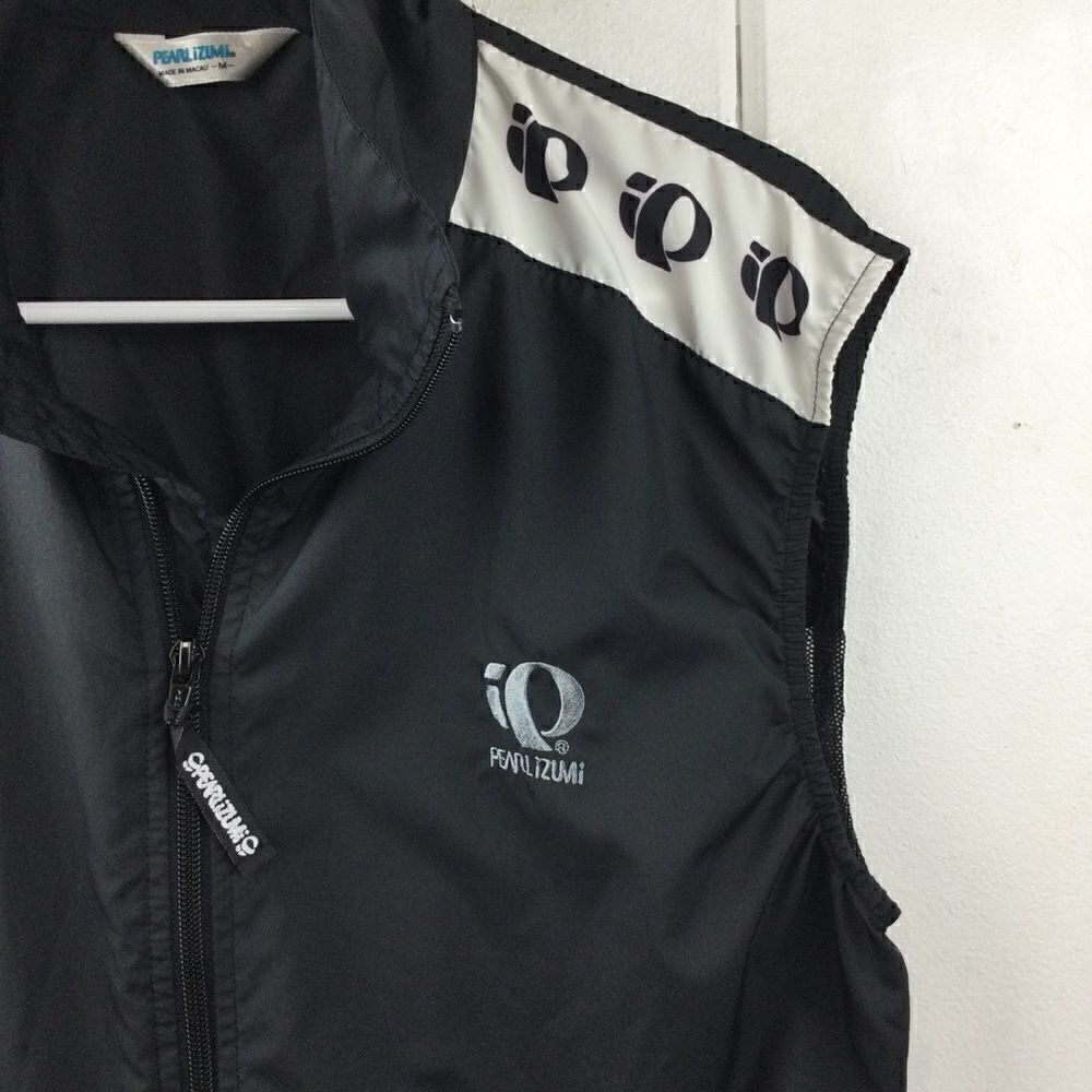 PEARL iZUMI‎ Zephrr Cycling Vest Athletic Biking Black & White, Size Medium - Picture 4 of 16